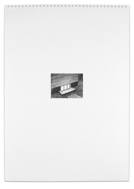 <h3>RICHARD PASQUARELLI</h3>
                        <h4><em>Secret Basement</em></h4>
                        2014</br>
                        Graphite on paper</br> 
                        19 x 14 inches framed